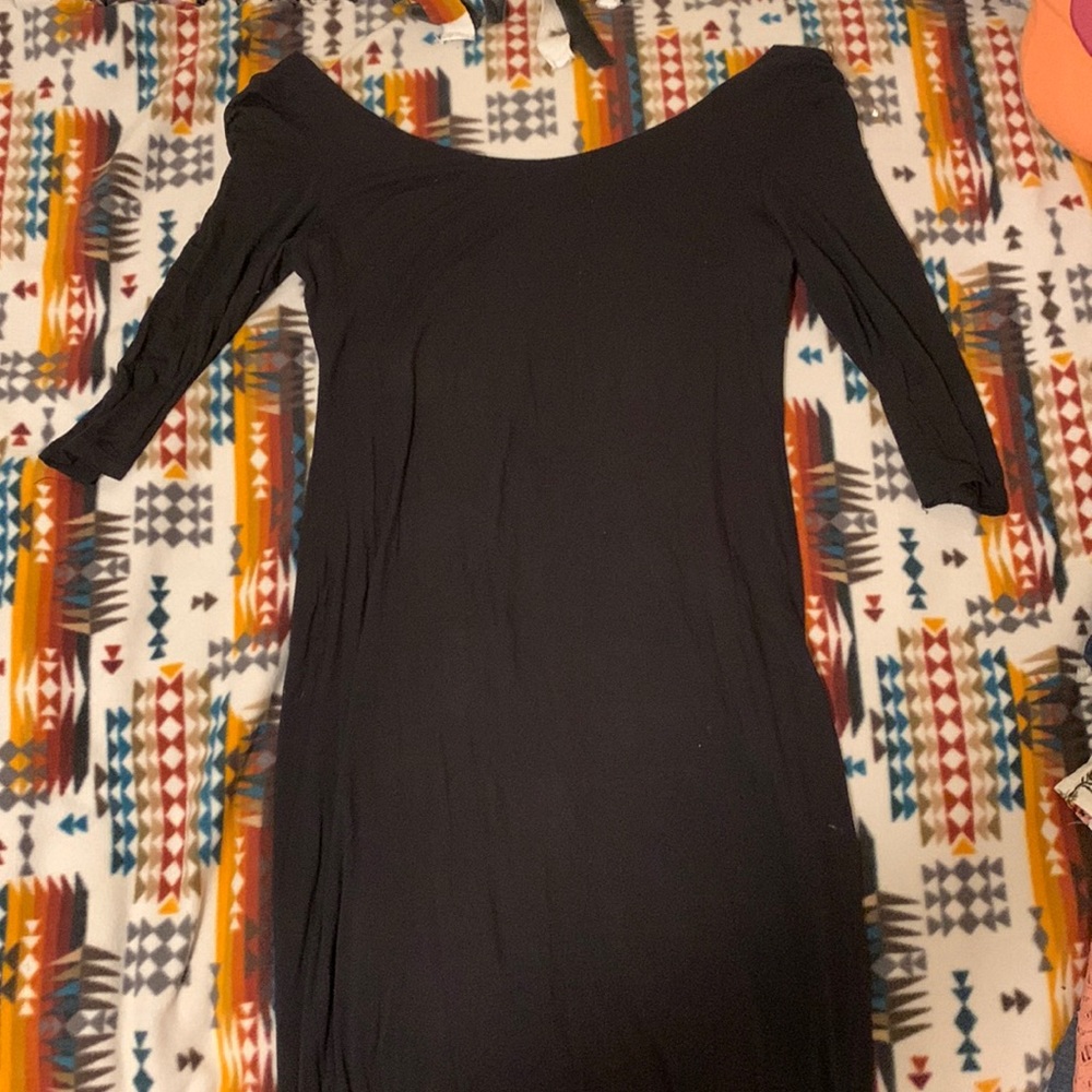 Size XL black dress